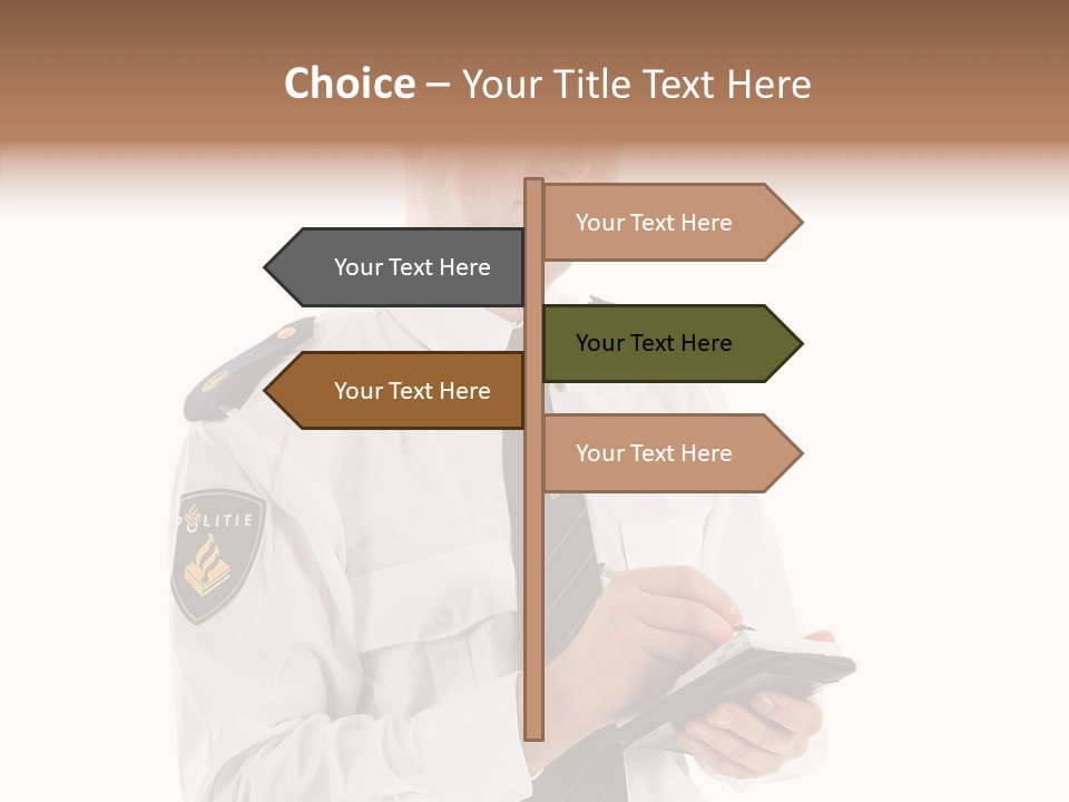 Sherrif Law Badge PowerPoint Template