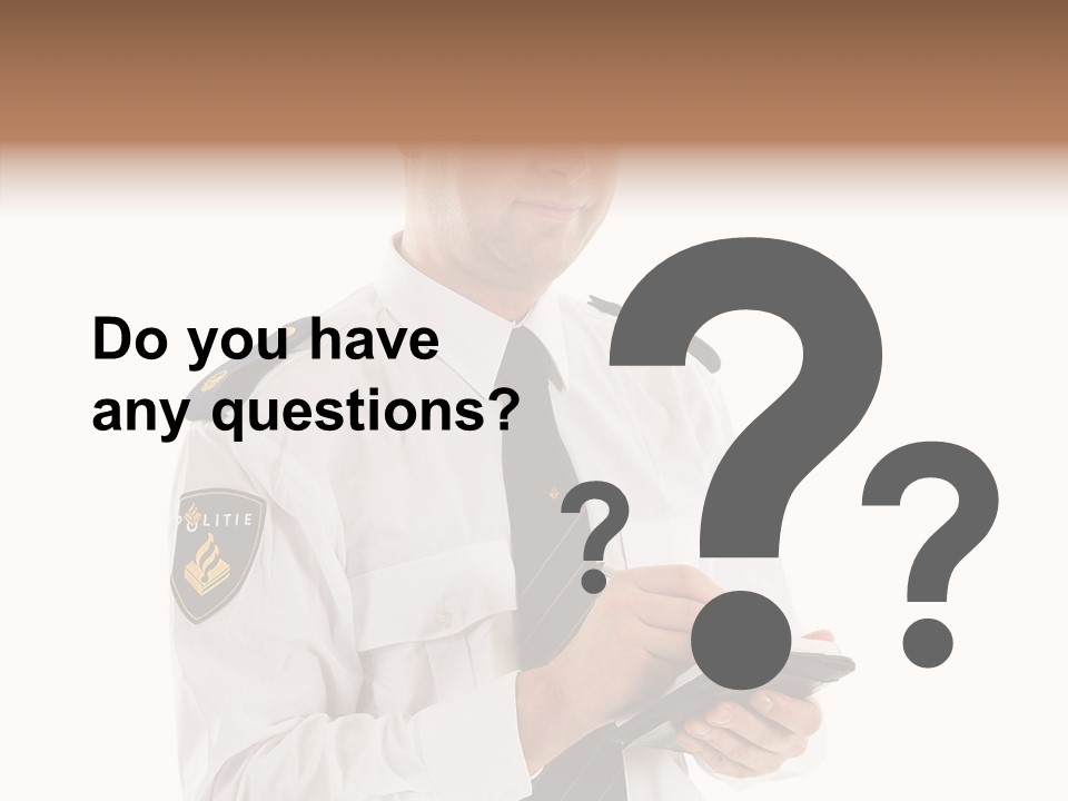 Sherrif Law Badge PowerPoint Template