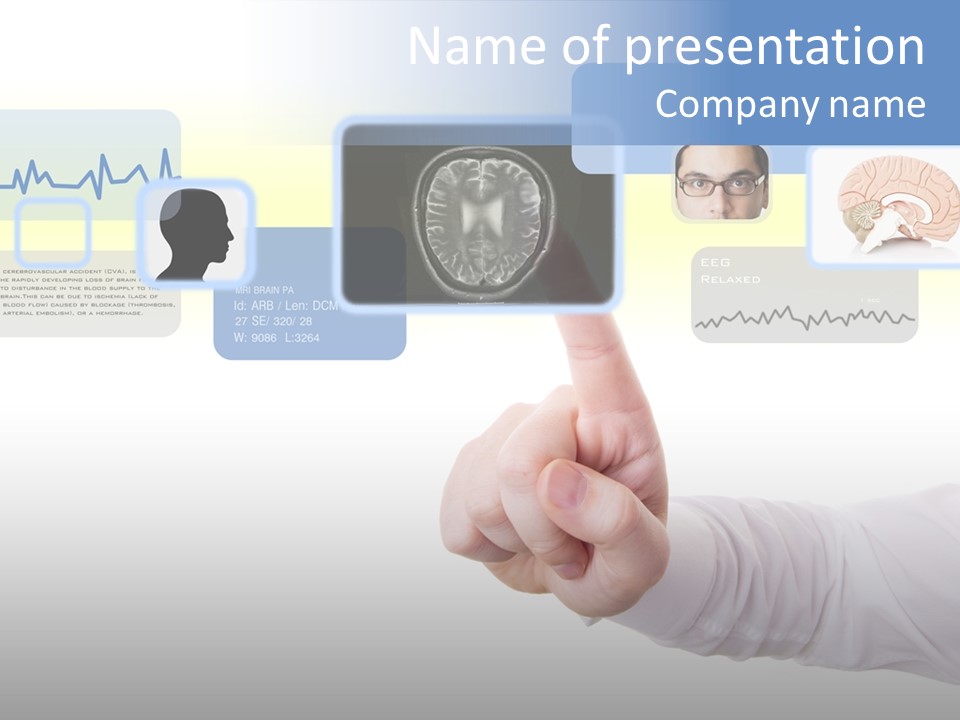 Futuristic Intelligence Anatomy PowerPoint Template