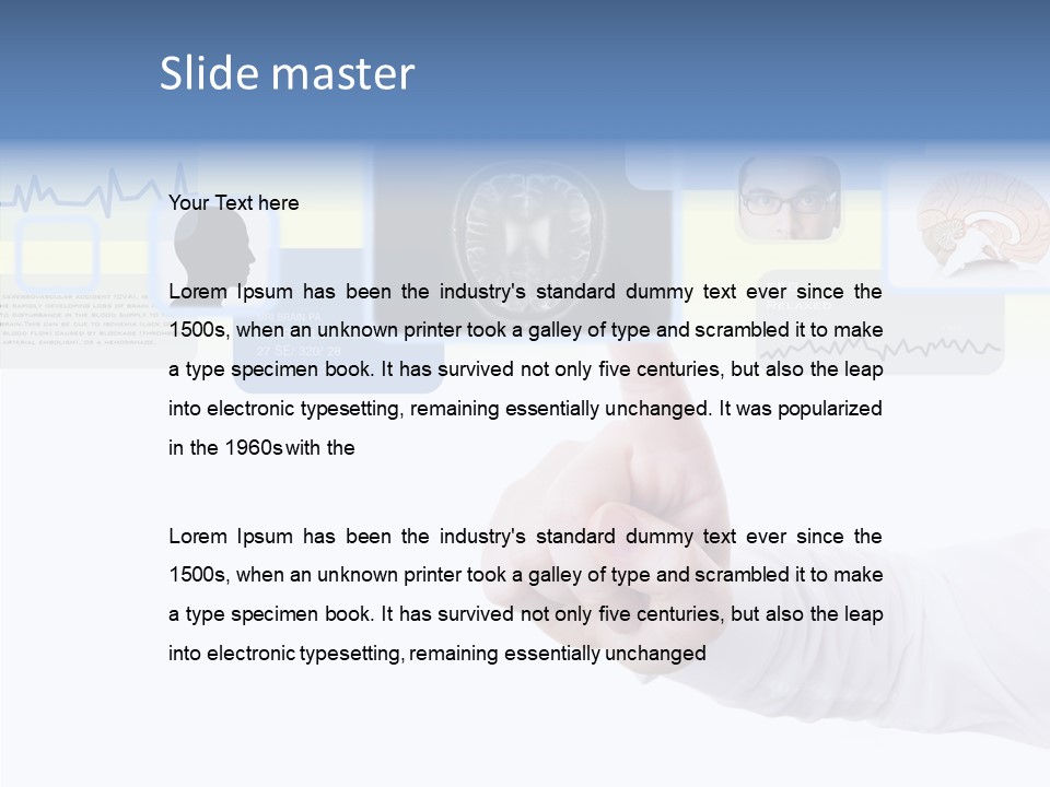 Futuristic Intelligence Anatomy PowerPoint Template