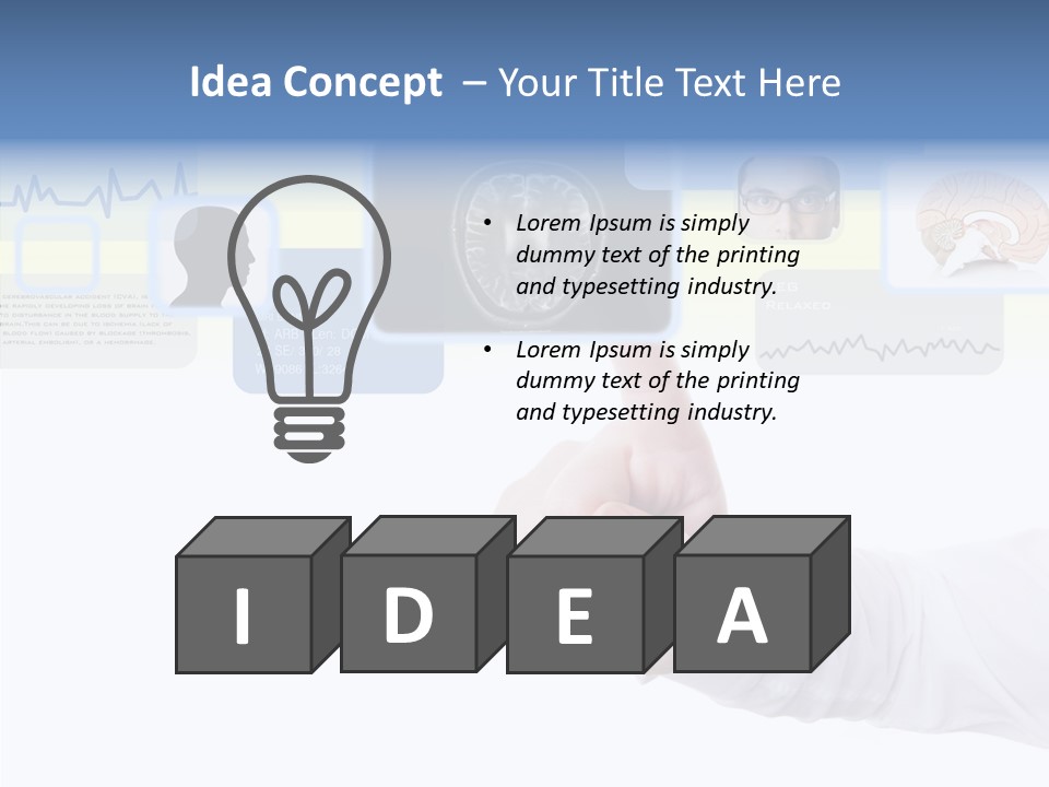 Futuristic Intelligence Anatomy PowerPoint Template