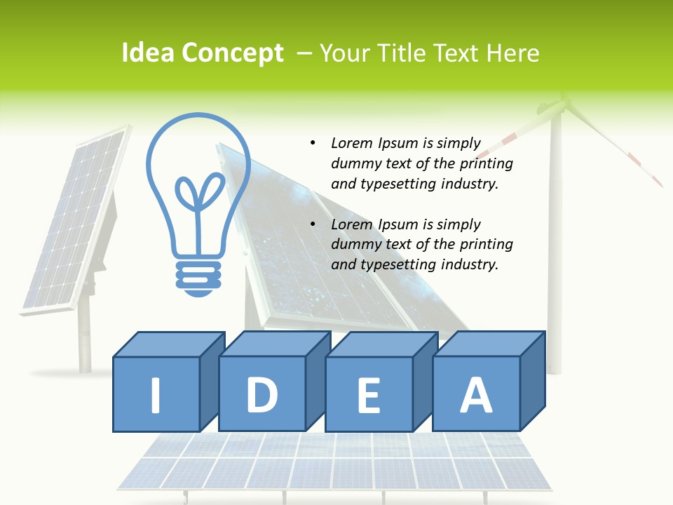 Cell Innovation Panel PowerPoint Template