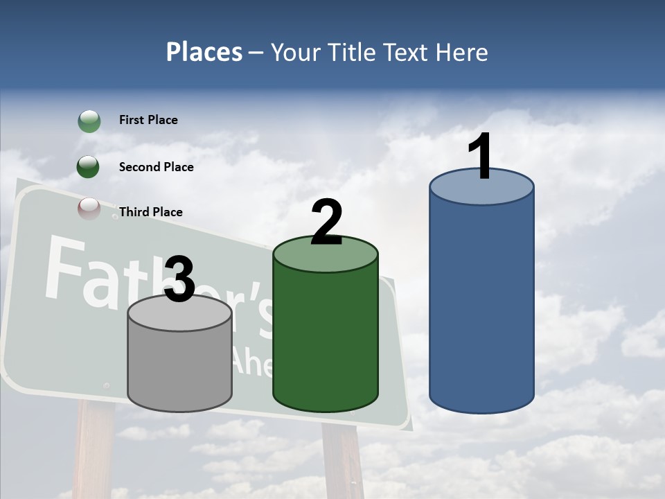 Cross Post Way PowerPoint Template