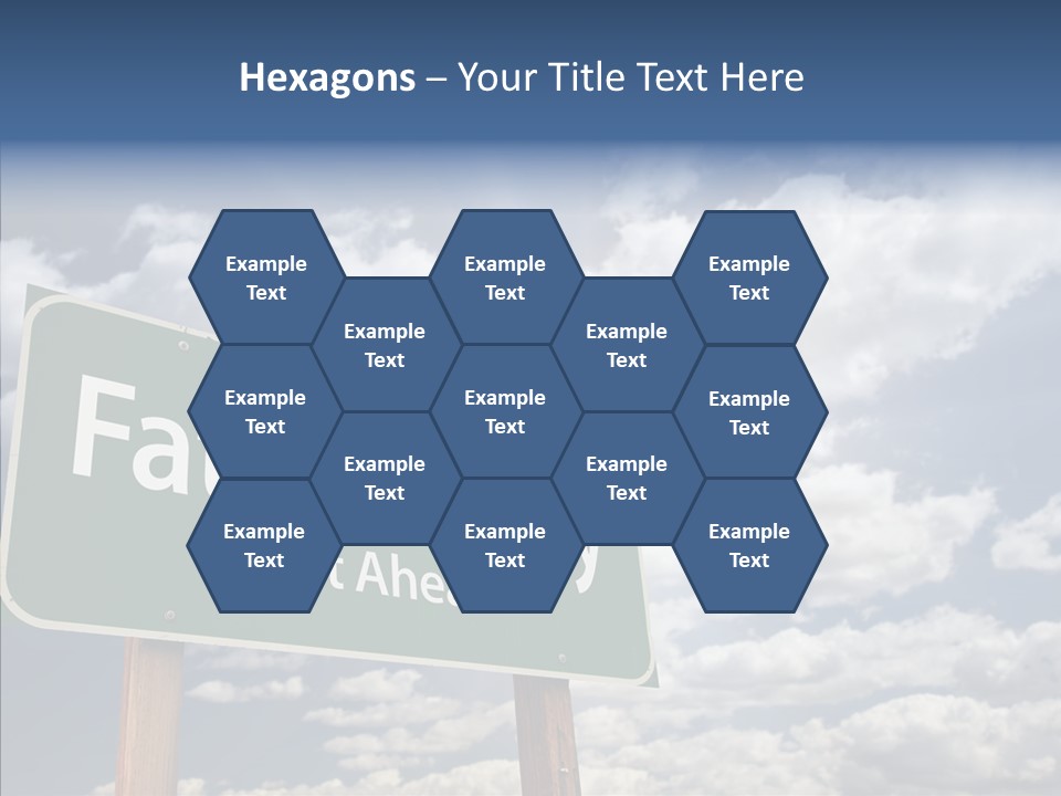 Cross Post Way PowerPoint Template