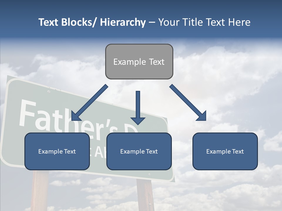 Cross Post Way PowerPoint Template