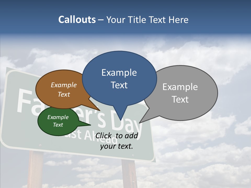Cross Post Way PowerPoint Template