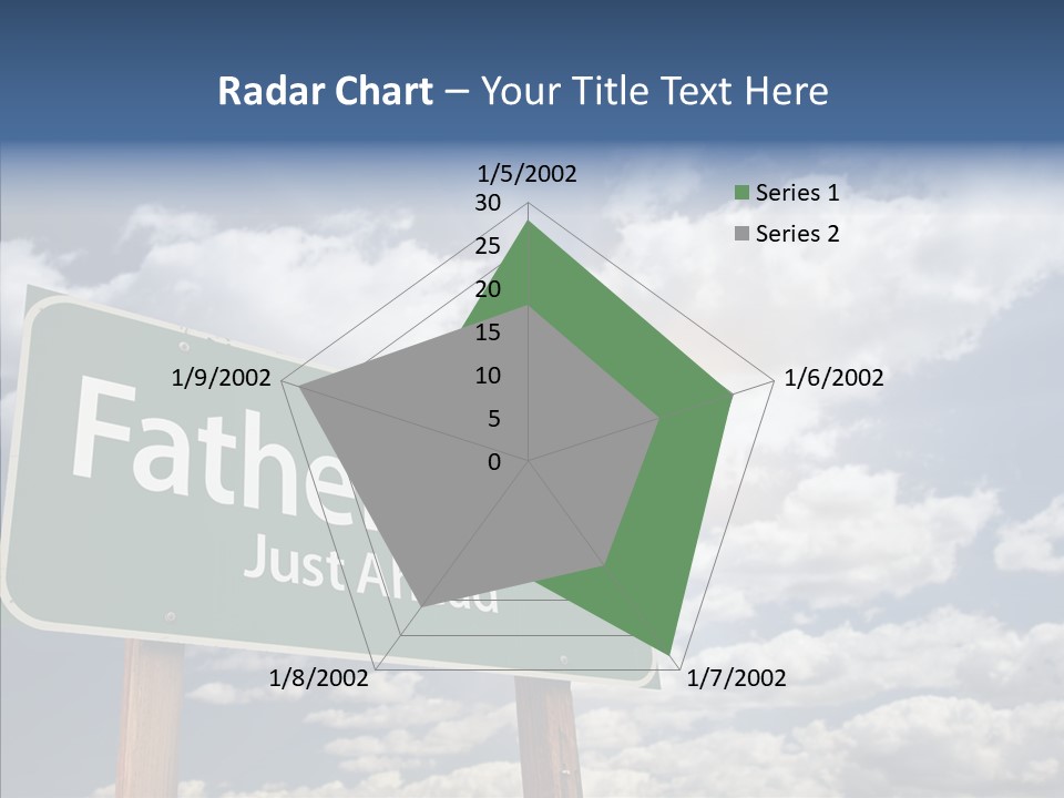 Cross Post Way PowerPoint Template