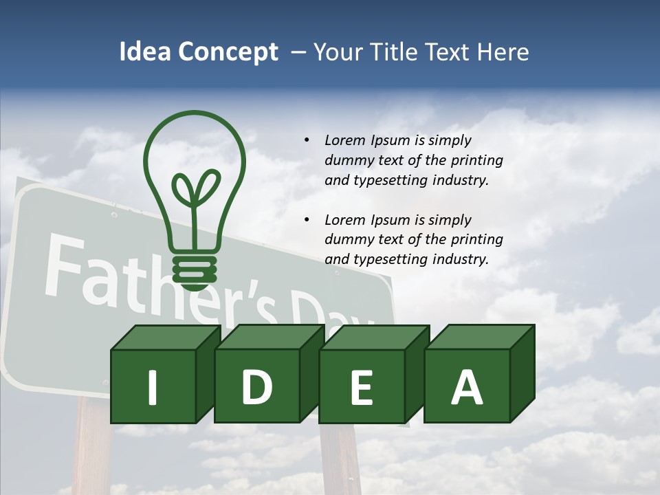 Cross Post Way PowerPoint Template