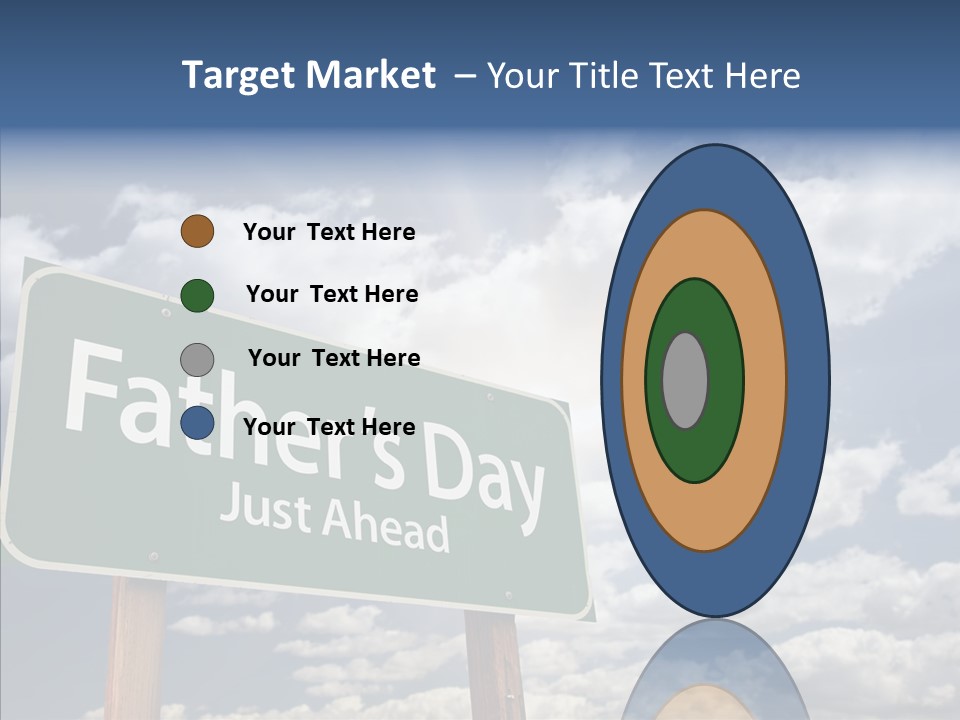 Cross Post Way PowerPoint Template