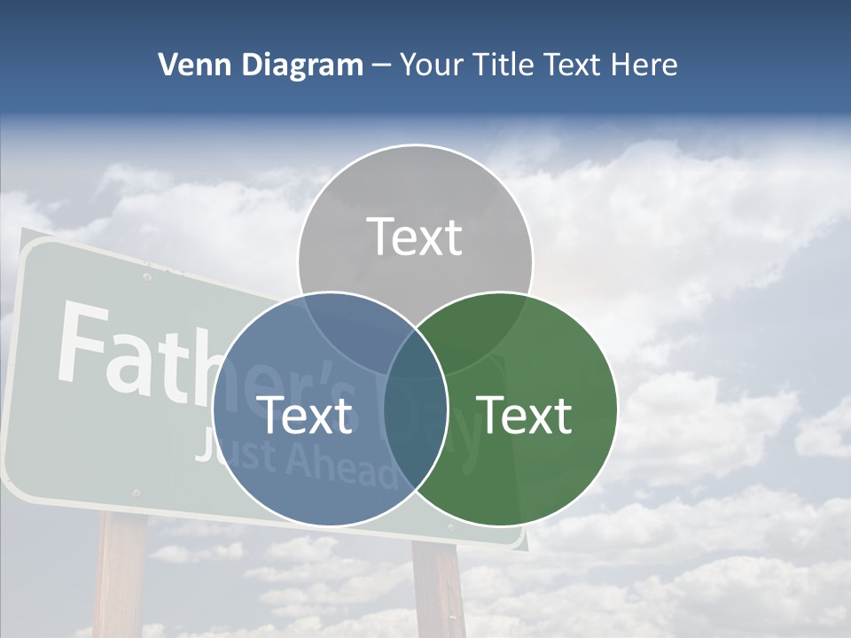 Cross Post Way PowerPoint Template
