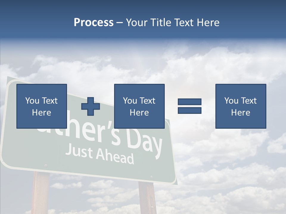 Cross Post Way PowerPoint Template