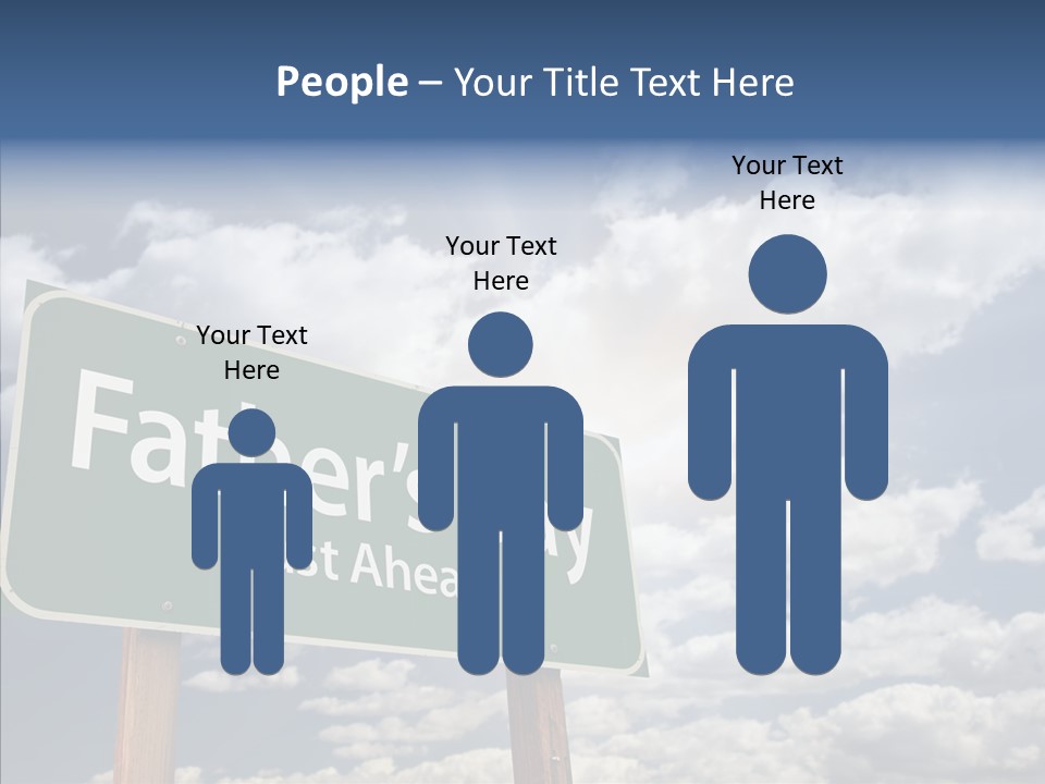 Cross Post Way PowerPoint Template