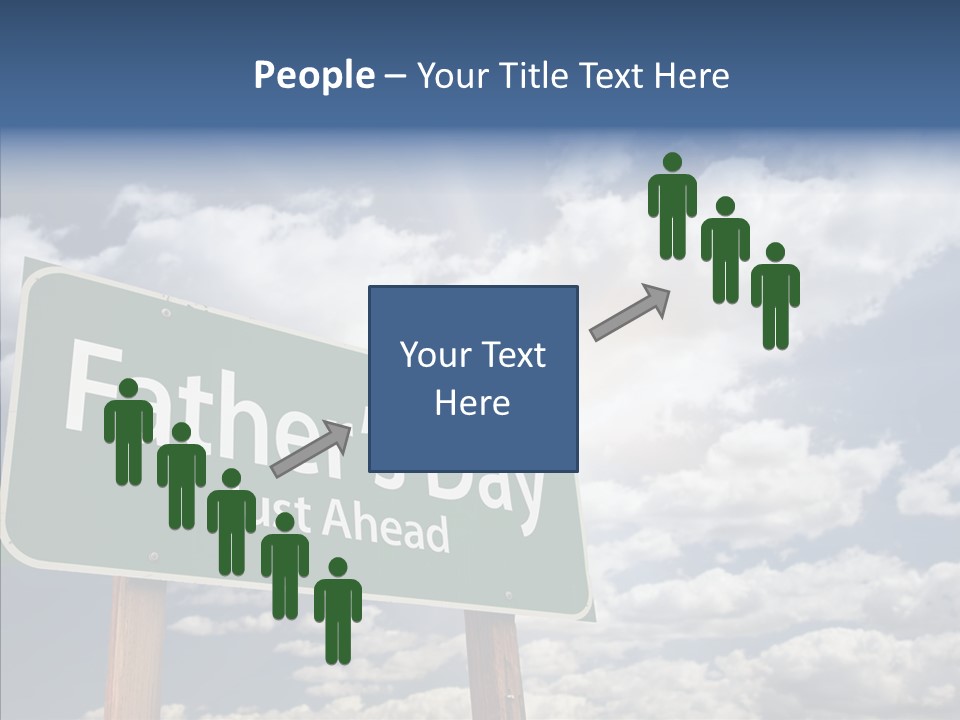 Cross Post Way PowerPoint Template