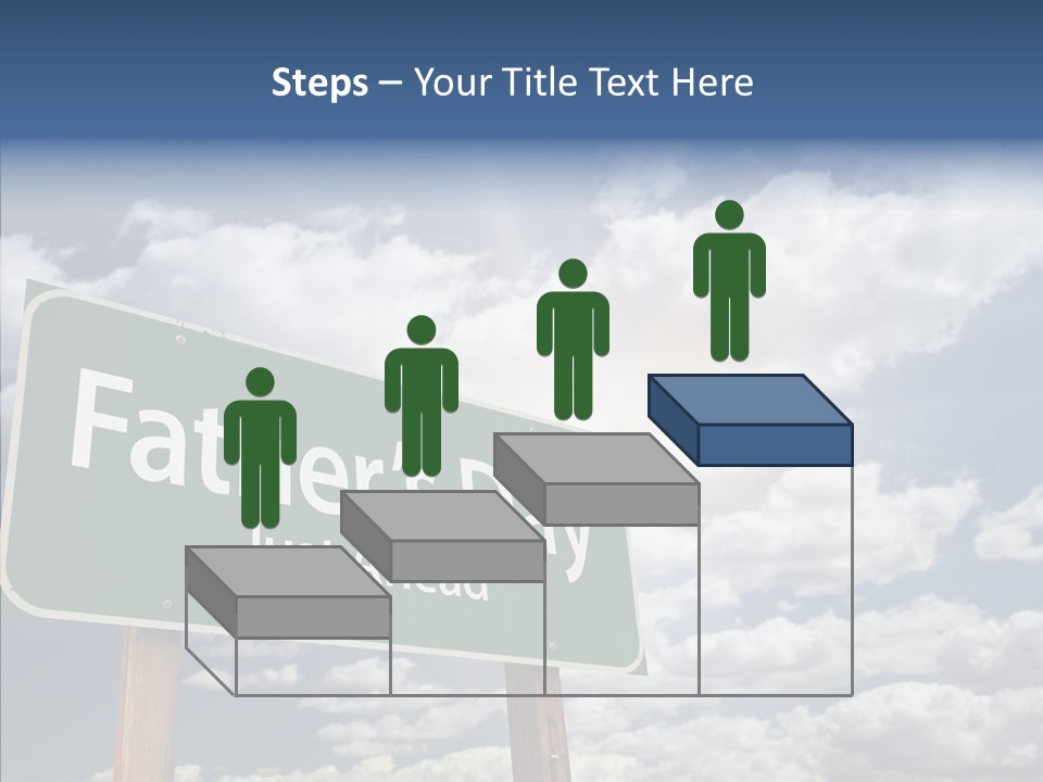 Cross Post Way PowerPoint Template