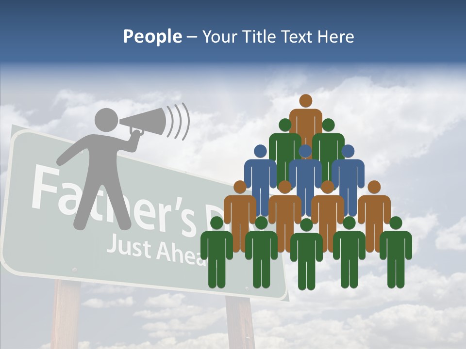 Cross Post Way PowerPoint Template