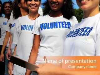 Social Service Person PowerPoint Template