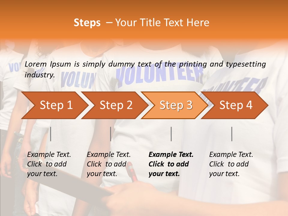 Social Service Person PowerPoint Template