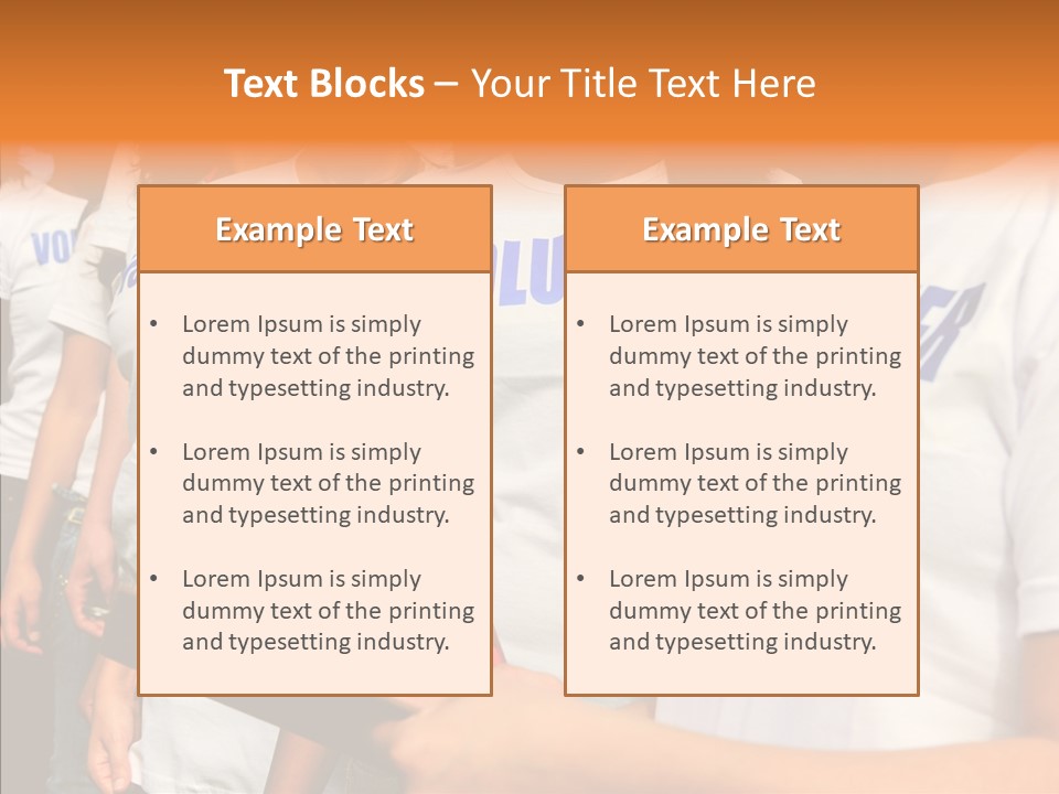 Social Service Person PowerPoint Template