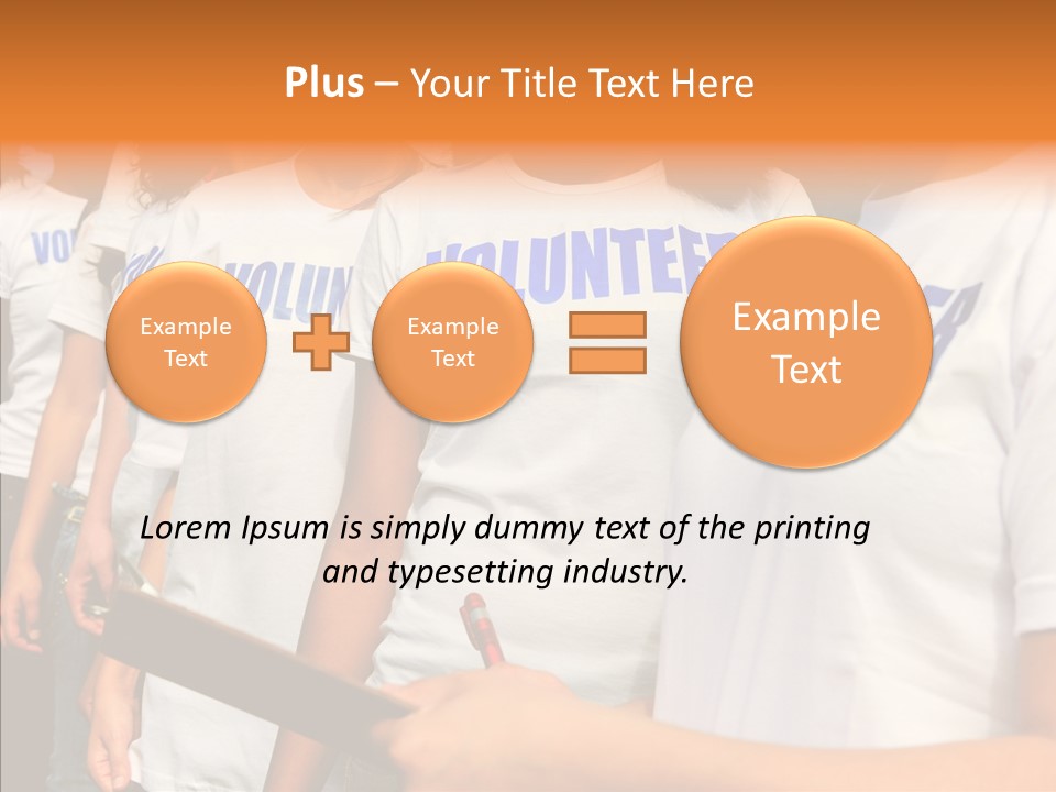 Social Service Person PowerPoint Template