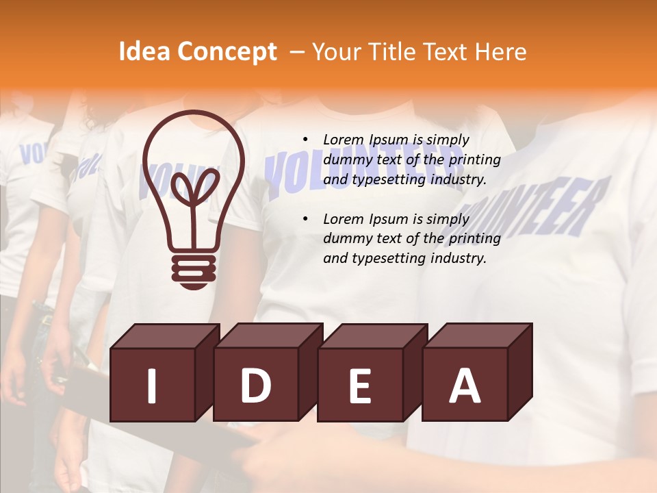 Social Service Person PowerPoint Template