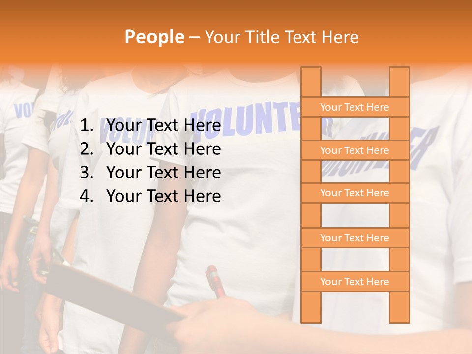 Social Service Person PowerPoint Template