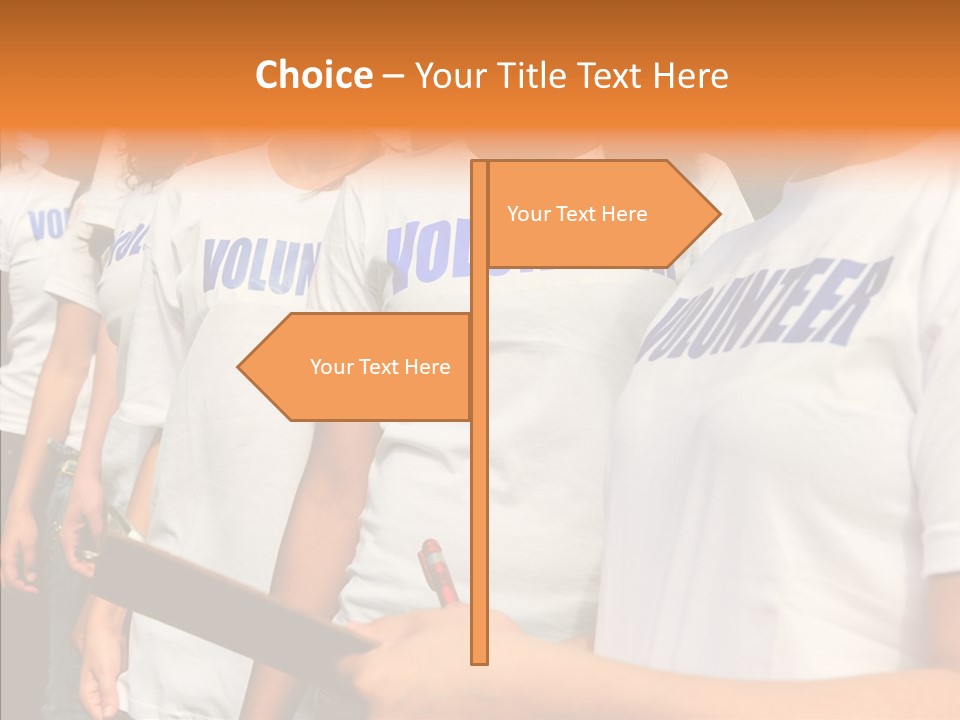 Social Service Person PowerPoint Template