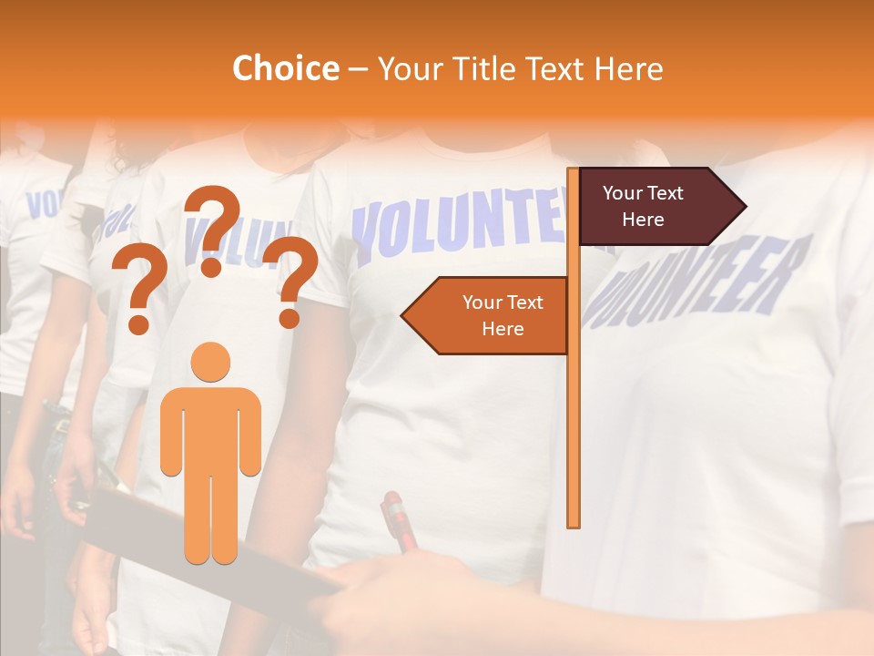 Social Service Person PowerPoint Template