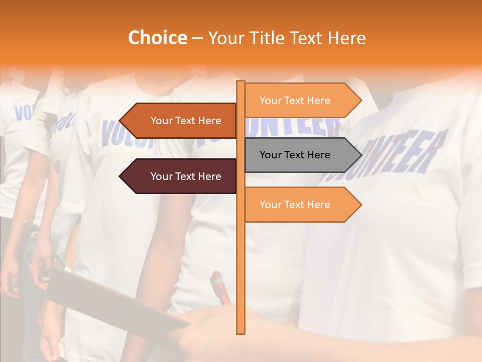 Social Service Person PowerPoint Template