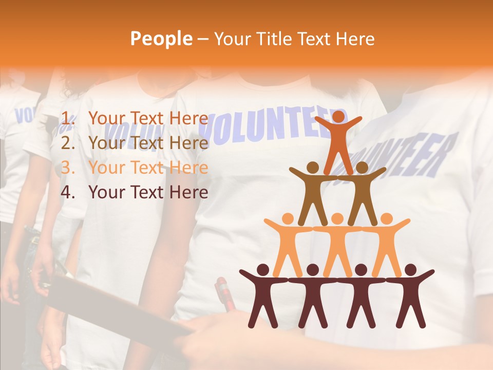 Social Service Person PowerPoint Template