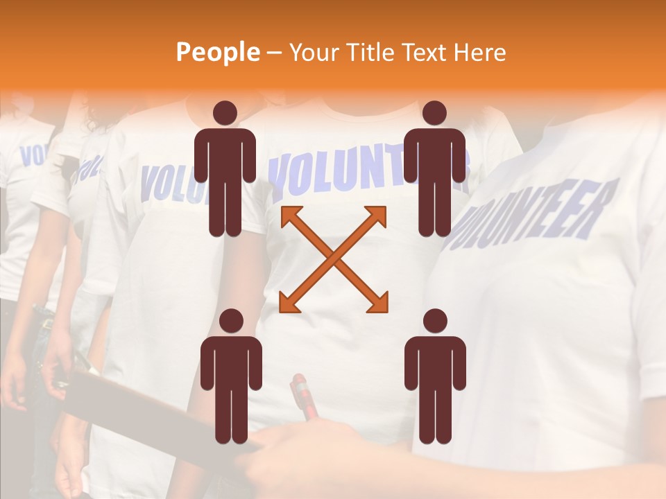 Social Service Person PowerPoint Template