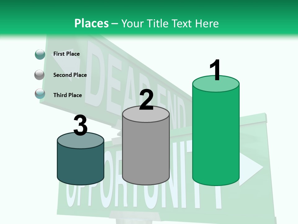 Career Grow Symbol PowerPoint Template