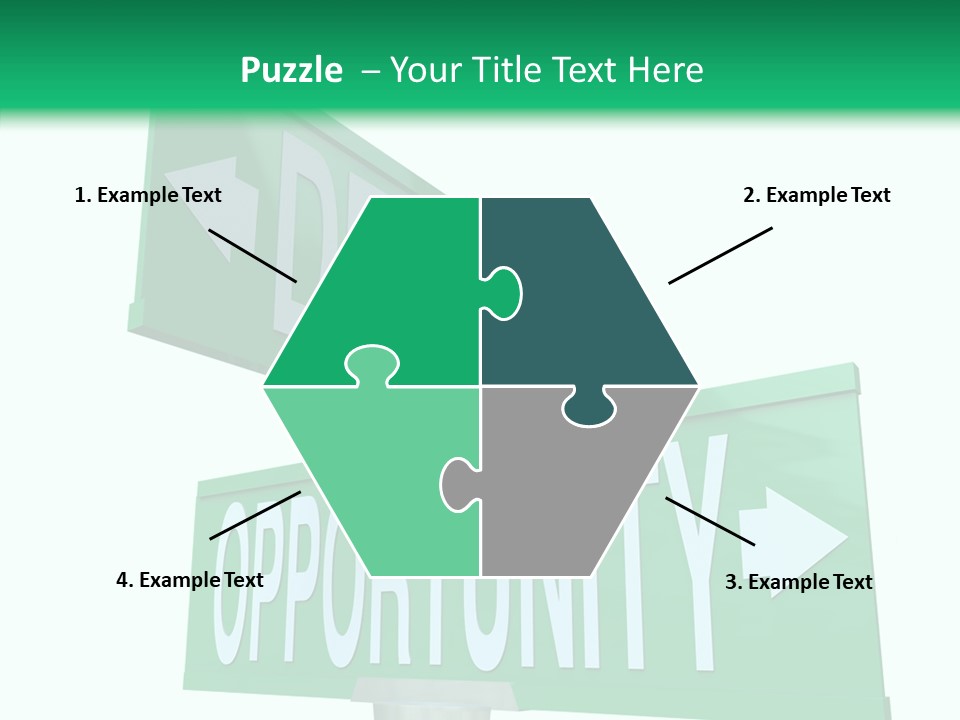 Career Grow Symbol PowerPoint Template