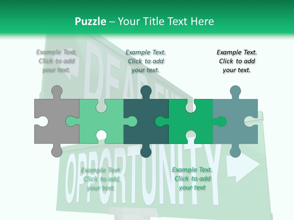 Career Grow Symbol PowerPoint Template