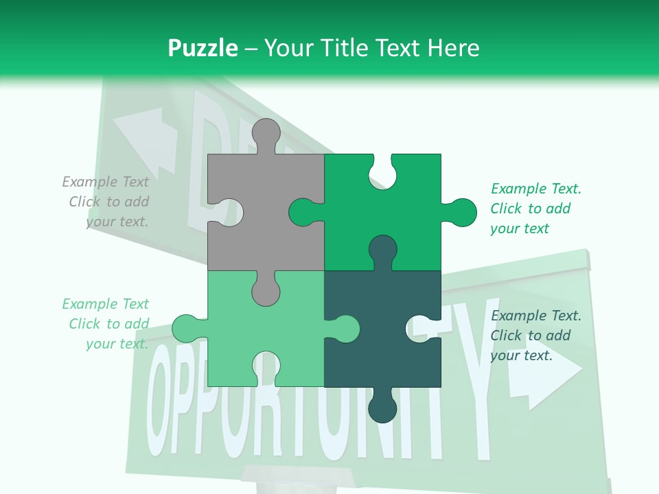 Career Grow Symbol PowerPoint Template