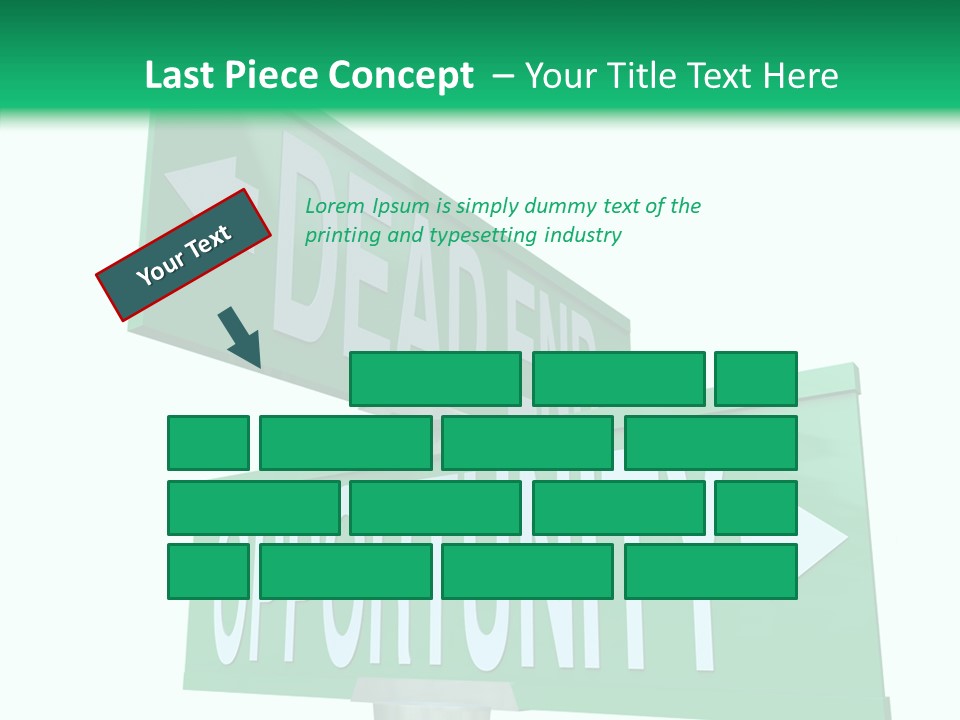 Career Grow Symbol PowerPoint Template