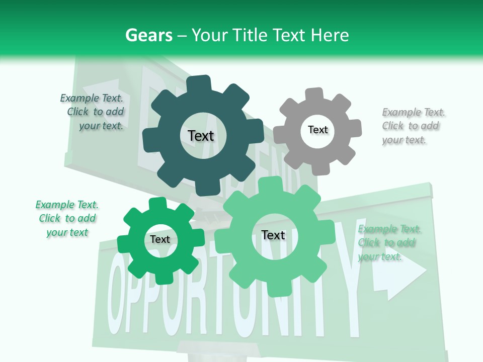 Career Grow Symbol PowerPoint Template