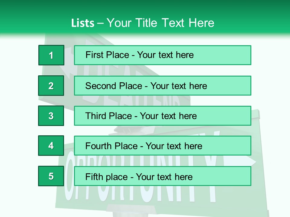 Career Grow Symbol PowerPoint Template