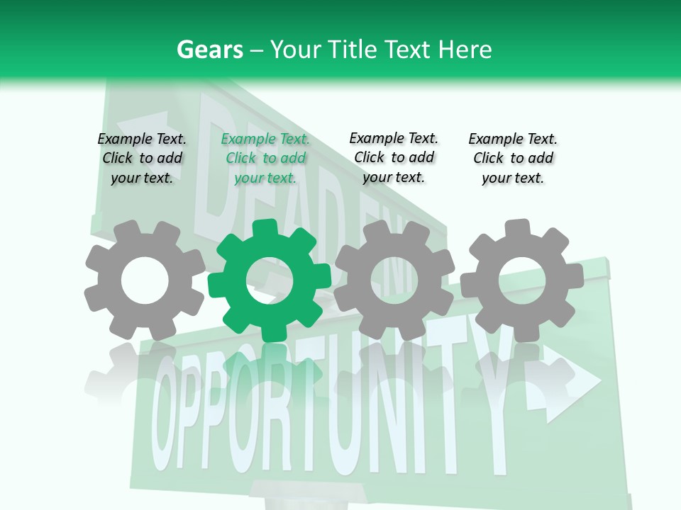 Career Grow Symbol PowerPoint Template