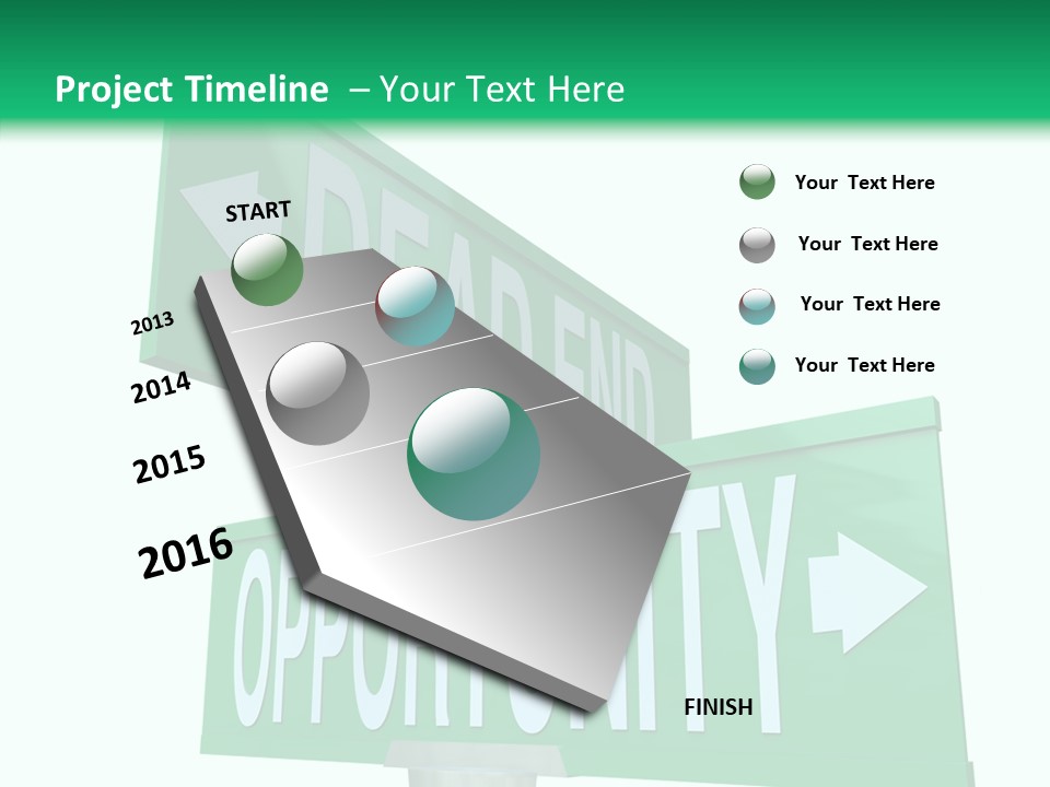 Career Grow Symbol PowerPoint Template