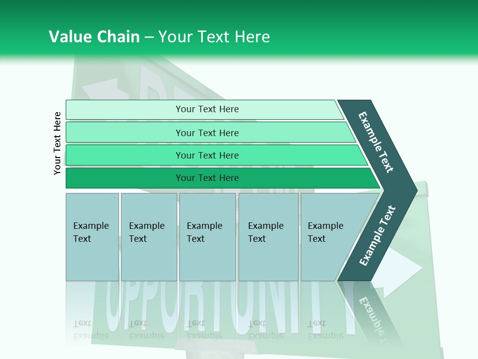 Career Grow Symbol PowerPoint Template