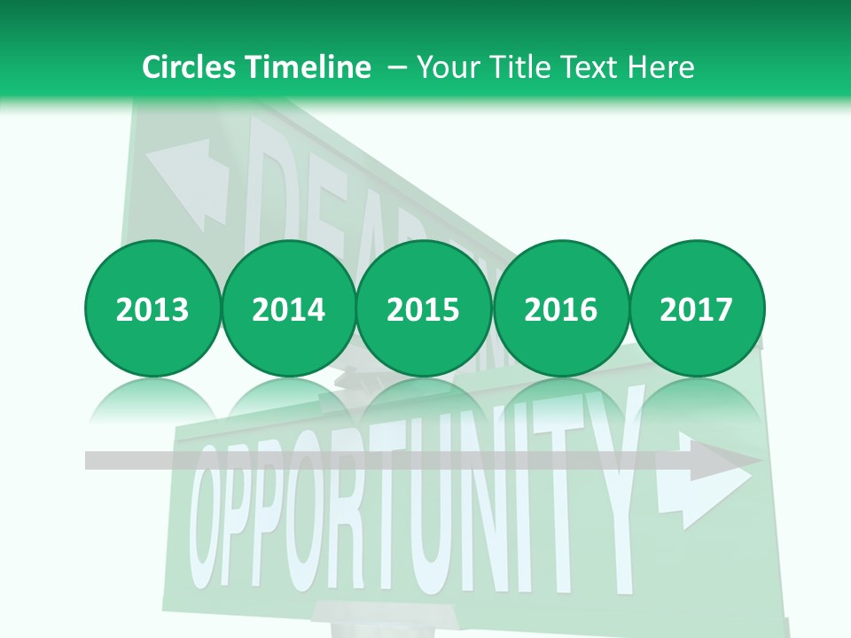 Career Grow Symbol PowerPoint Template