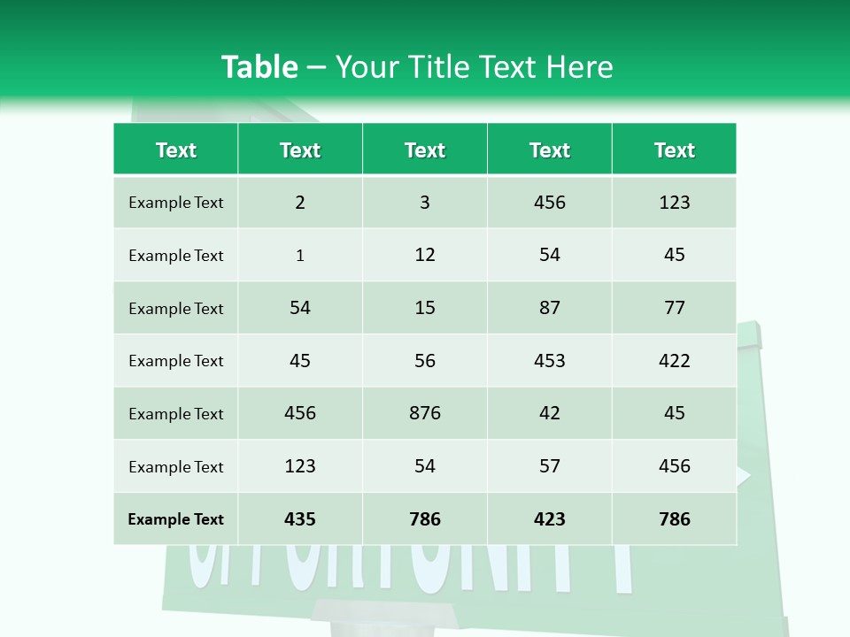 Career Grow Symbol PowerPoint Template