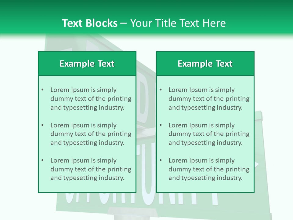Career Grow Symbol PowerPoint Template