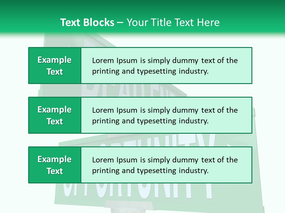 Career Grow Symbol PowerPoint Template