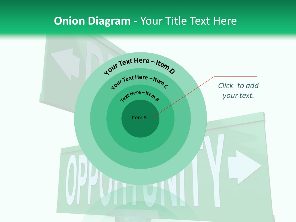 Career Grow Symbol PowerPoint Template