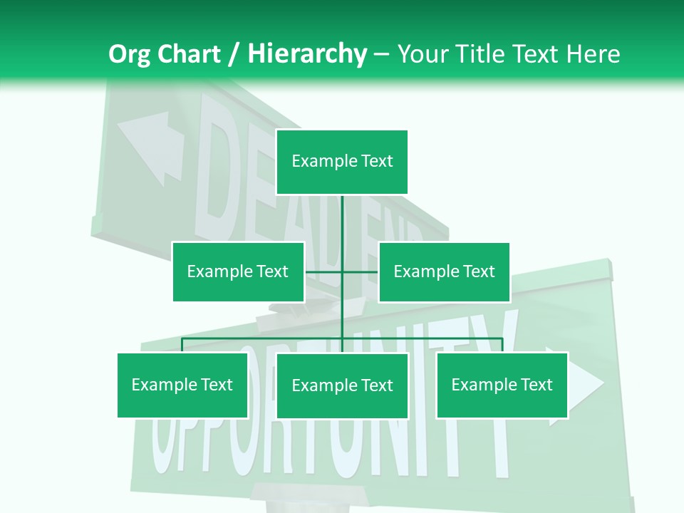 Career Grow Symbol PowerPoint Template