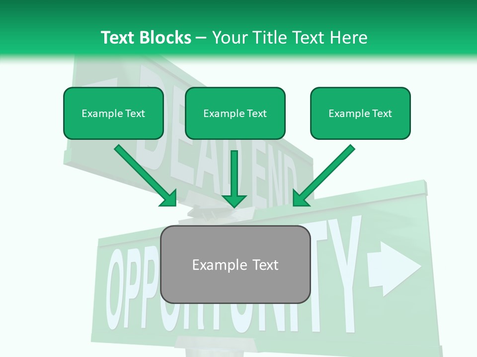 Career Grow Symbol PowerPoint Template