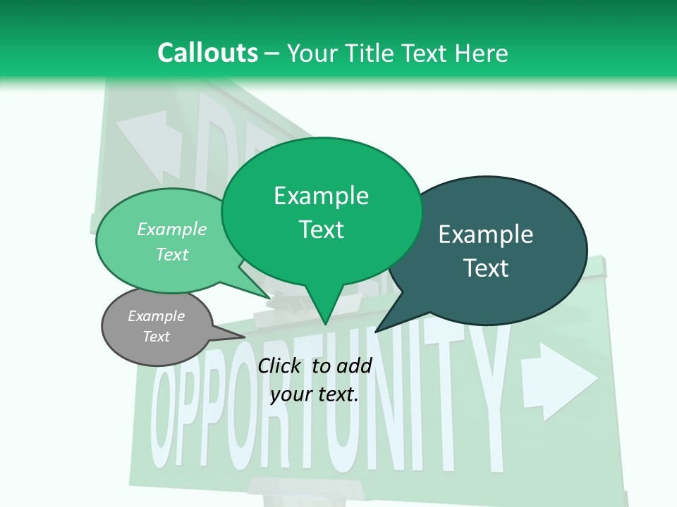 Career Grow Symbol PowerPoint Template