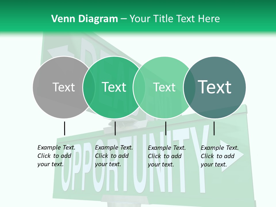 Career Grow Symbol PowerPoint Template