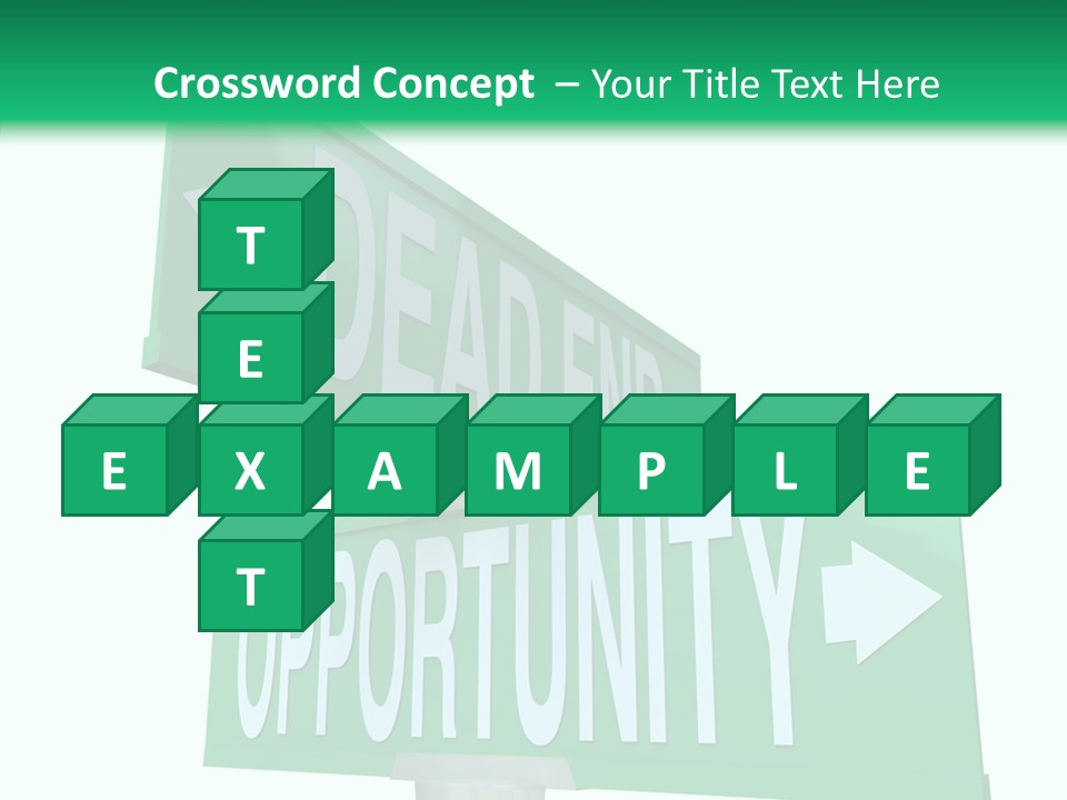 Career Grow Symbol PowerPoint Template